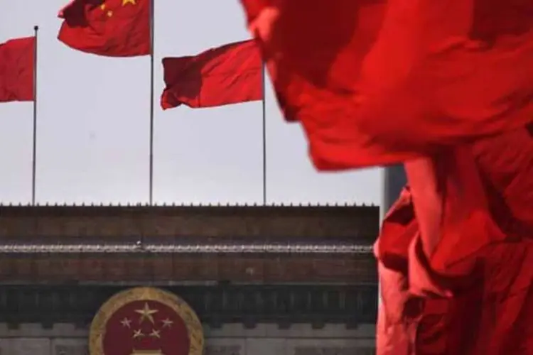 
	Bandeiras nacionais da China:&nbsp;o crescimento da China caiu em 2012 para 7,8%, seu n&iacute;vel mais baixo em 13 anos.
 (REUTERS/Petar Kujundzic)