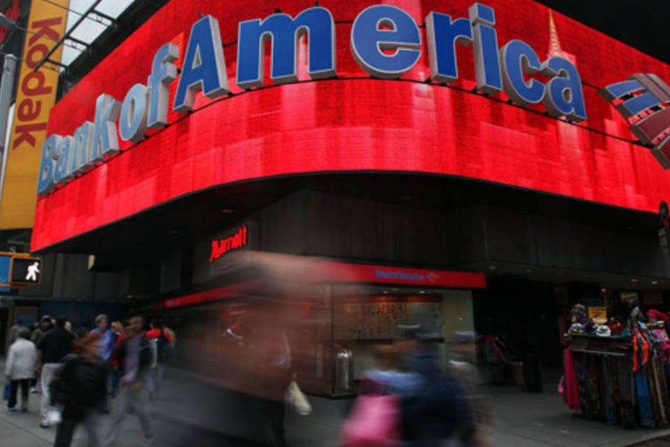 Ações do Bank of America despencam 14% em Nova York