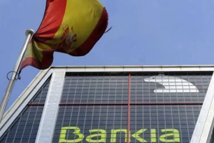 
	Pr&eacute;dio do Bankia: o banco solicitou em maio um resgate de 23,5 bilh&otilde;es de euros
 (Dominique Faget/AFP)