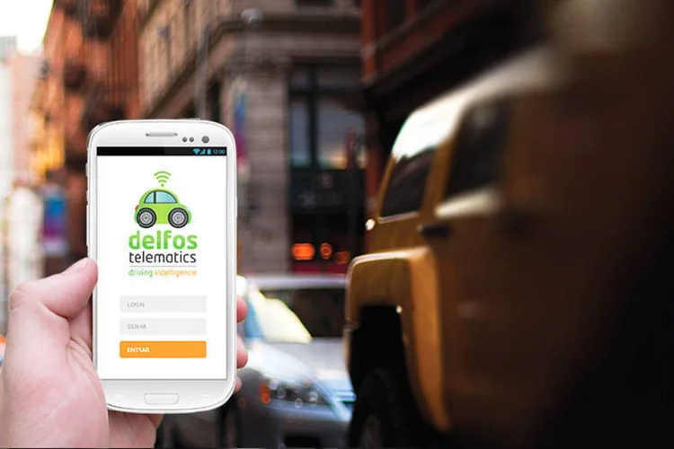 Delfos: o app libera alertas toda vez que o usuário acelera o carro ou esquece de trocar de marcha (Divulgação/Delfos Telematics)