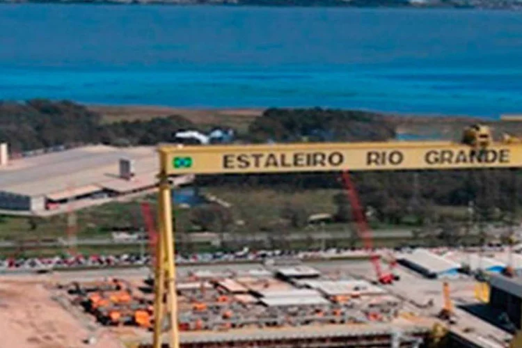 
	Estaleiro da Ecovix, que pertence &agrave; Engevix: empr&eacute;stimo de R$ 63 milh&otilde;es est&aacute; retido h&aacute; 6 meses pela Caixa
 (Divulgação)