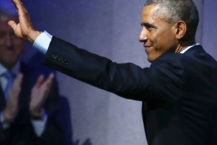 
	Obama: morte de Gourdel foi confirmada pelo presidente da Fran&ccedil;a, Fran&ccedil;ois Hollande
 (Shannon Stapleton/Reuters)