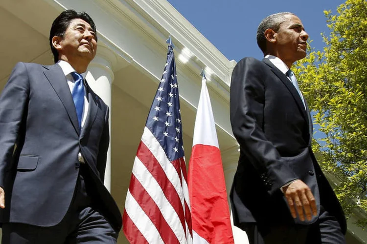 
	EUA e Jap&atilde;o: o caso coincide com a pr&oacute;xima visita do presidente Obama e em um contexto de crescente rejei&ccedil;&atilde;o da presen&ccedil;a militar dos EUA, que mant&eacute;m 47 mil soldados no pa&iacute;s
 (Kevin Lamarque / Reuters)