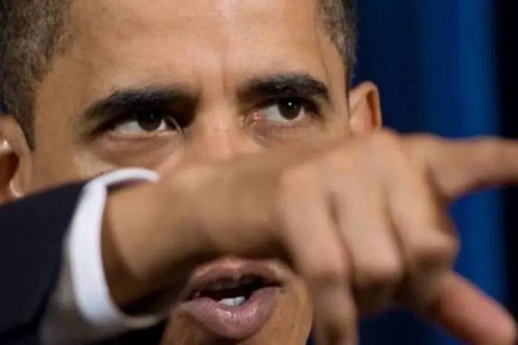 
	O presidente Barack Obama: &quot;quando se tem autoridades com seus vizinhos, n&atilde;o &eacute; preciso invadi-los&quot;
 (Saul Loeb/AFP)
