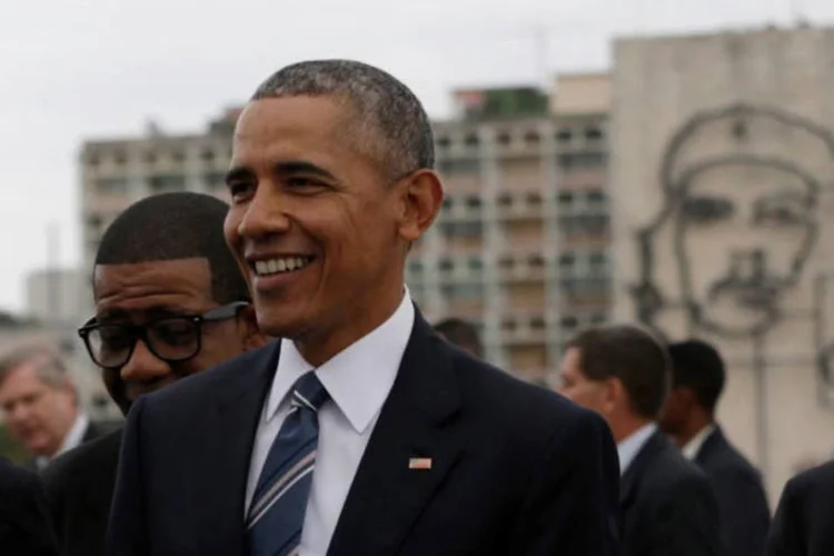 
	Obama: &quot;vim aqui estendendo a m&atilde;o da amizade ao povo cubano&quot;, afirmou ante o audit&oacute;rio cheio e na presen&ccedil;a de seu colega Ra&uacute;l Castro
 (Ivan Alvarado / Reuters)
