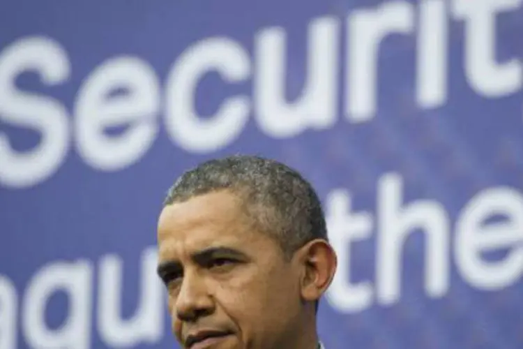 Barack Obama: segundo projeto, os dados das chamadas nos EUA deixariam de ser entregues em tempo real pelas operadoras de telefonia à NSA, como ocorre agora (Saul Loeb/AFP)
