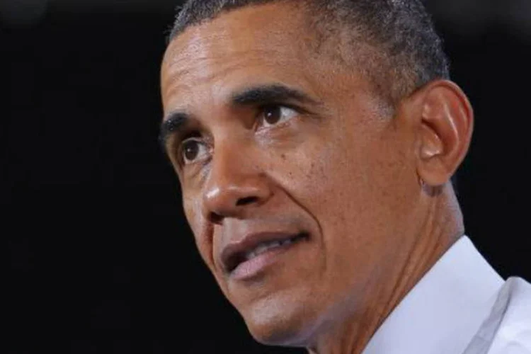 
	Barack Obama: presidente defender&aacute; medidas em uma reuni&atilde;o de emerg&ecirc;ncia com l&iacute;deres das sete principais economias do mundo
 (Mandel Ngan/AFP)