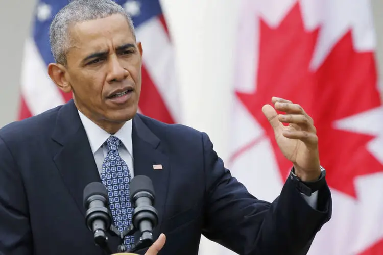 
	Obama: &quot;Desejo falar ao povo canadense sobre o futuro extraordin&aacute;rio que podemos construir juntos&quot;
 (Jonathan Ernst / Reuters)