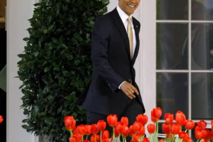 Como candidato presidencial democrata em 2008, Obama deu seu apoio às uniões civis entre pessoas do mesmo sexo (Getty Images)
