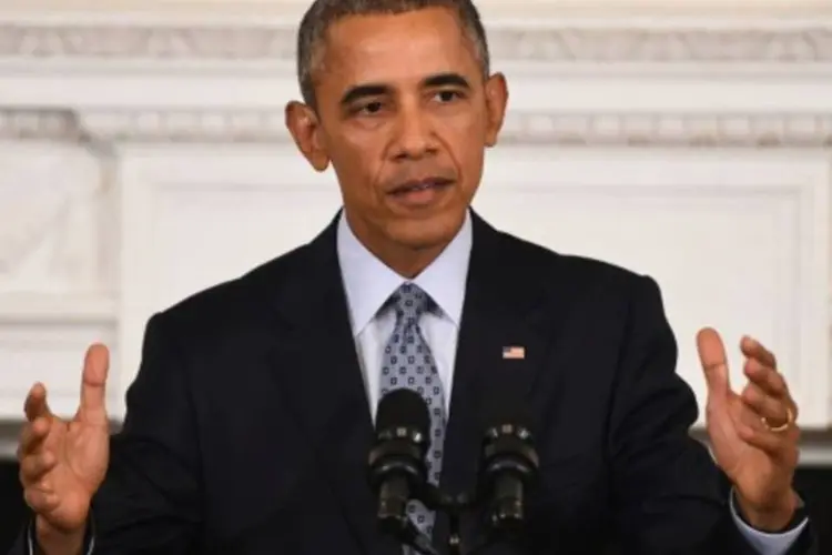 
	Barack Obama: a Casa Branca quer permiss&atilde;o para colocar o dinheiro n&atilde;o utilizado do Ebola em projetos do zika
 (Jim Watson/AFP)