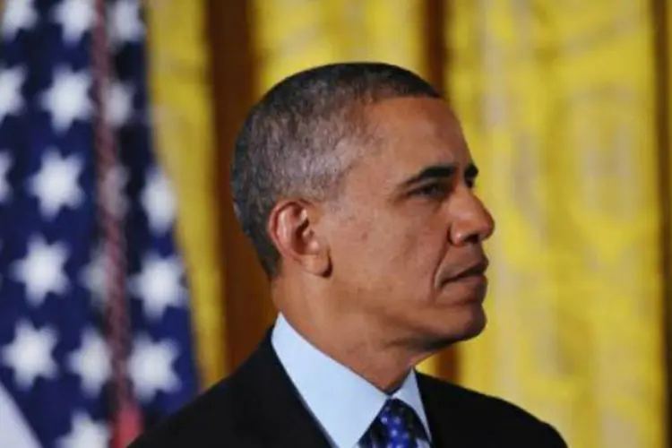 O presidente americano, Barack Obama: Obama fará discurso anual sobre o Estado da União (Mandel Ngan/AFP)