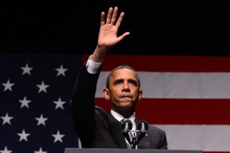 
	O presidente americano, Barack Obama: meio ambiente no centro do segundo mandato
 (Jewel Samad/AFP)
