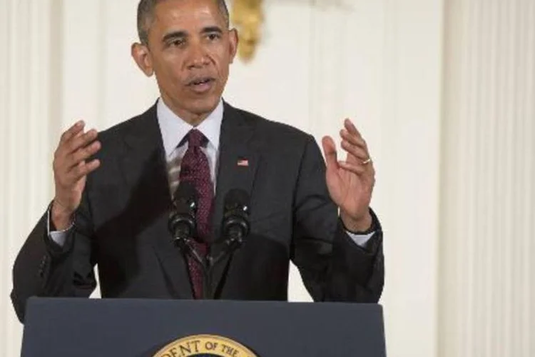 
	O presidente americano, Barack Obama: o an&uacute;ncio era esperado desde que Washington retirou Havana, no fim de maio, da lista negra dos Estados que apoiam o terrorismo
 (Saul Loeb/AFP)