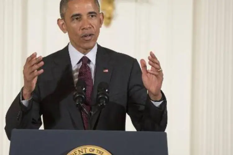 O presidente americano, Barack Obama: "já começaram a sondar sobre sua eventual participação em algum momento" (Saul Loeb/AFP)
