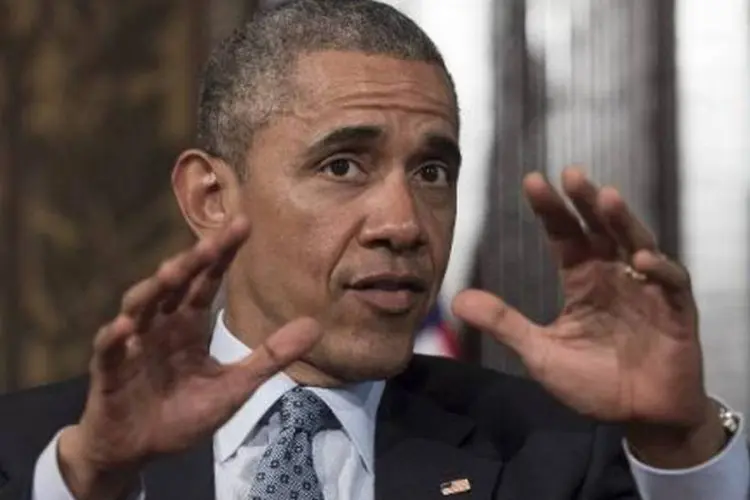 Barack Obama, defendeu a exploração de petróleo no Ártico como uma "importante" fonte de energia (Nicholas Kamm/AFP)