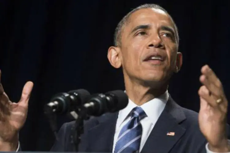 
	O presidente americano, Barack Obama: cr&iacute;ticos acusaram a Casa Branca de evitar relacionar o extremismo ao Isl&atilde;
 (Saul Loeb/AFP)