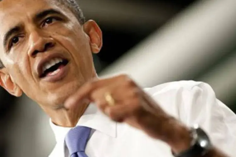 Barack Obama prometeu apoio a um novo governo da Líbia (Jim Watson/AFP)