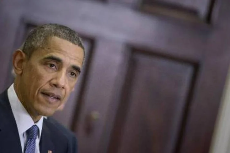 O presidente americano, Barack Obama, sobre racismo: "temos de ser persistentes porque o progresso está em cada passo" (Brendan Smialowski/AFP)
