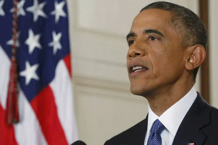 
	Barack Obama: Presidente vinha se queixando de dores de garganta e passou por hospital para realizar exames
 (Jim Bourg/Reuters)