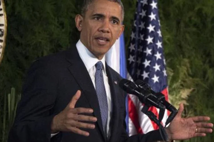 
	Presidente dos EUA, Barack Obama: presidente disse que a R&uacute;ssia deve trabalhar para assegurar a liberta&ccedil;&atilde;o imediata dos observadores internacionais
 (Jim Watson/AFP)