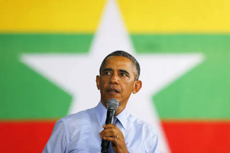 
	O presidente americano, Barack Obama: cidadania dos rohingya &eacute; negada pelas autoridades
 (Damir Sagolj/Reuters)