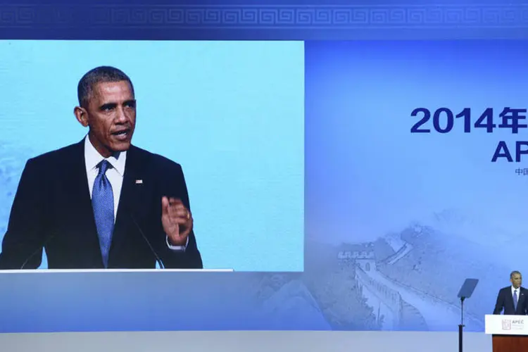 Obama: "Hoje é uma oportunidade para nós, no nível político, superarmos alguns dos empecilhos restantes” (Wang Zhao/Pool/Reuters)