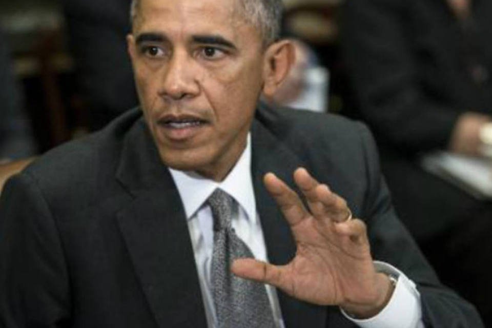 
	O presidente americano Barack Obama comemorou a liberta&ccedil;&atilde;o dos americanos presos na Coreia do Norte
 (AFP)
