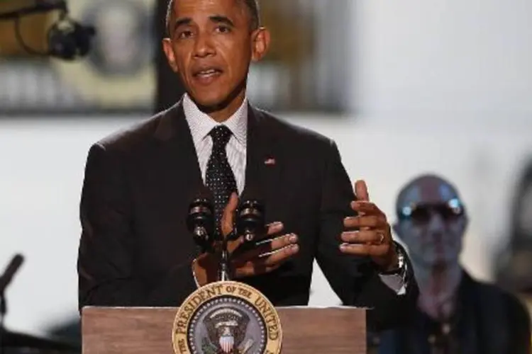 O presidente Barack Obama pedirá nesta sexta-feira aos legisladores americanos 3,2 bilhões de dólares para combater o grupo jihadista Estado Islâmico (Yuri Gripas/AFP)