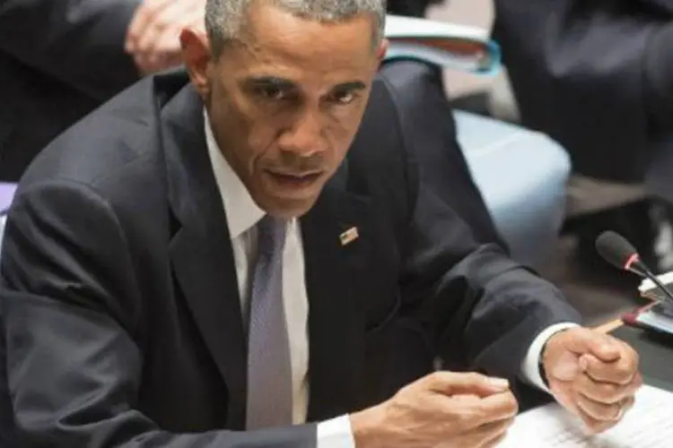 
	O presidente dos Estados Unidos, Barack Obama, na c&uacute;pula do Conselho de Seguran&ccedil;a da ONU
 (AFP)