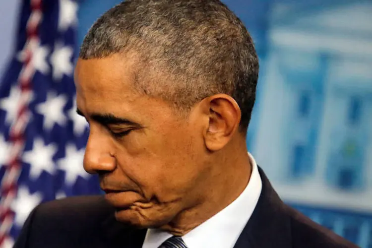 
	Barack Obama: a decis&atilde;o &eacute; um fim ruim para a o ambicioso plano de Obama, que decidiu implementar unilateralmente o plano
 (Carlos Barria / Reuters)