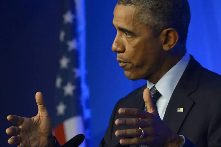 Barack Obama: rede extremista é vista pela Otan como "organização selvagem", diz (Rebecca Naden/Reuters)