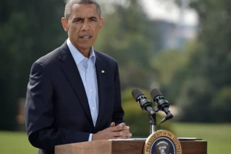O presidente americano, Barack Obama: jornal cita fontes americanas e israelenses (Mandel Ngan/AFP)