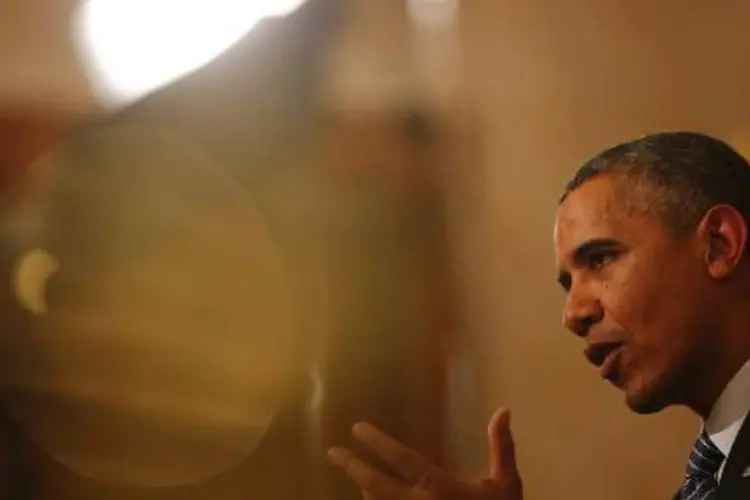 
	Barack Obama criticou e amea&ccedil;ou a R&uacute;ssia por conta da crise na Ucr&acirc;nia
 (Kim Hong-Ji/AFP)