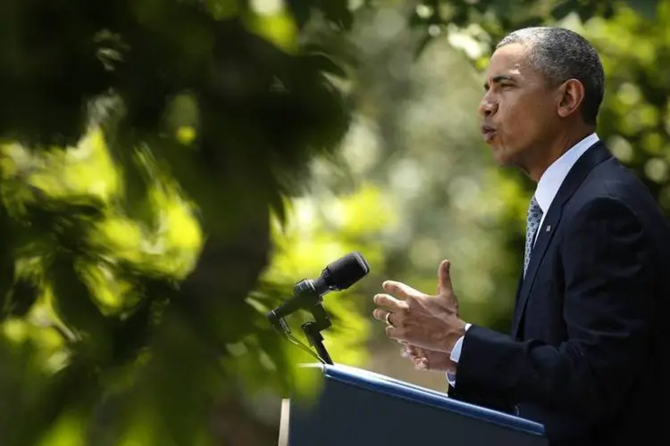 Presidente Barack Obama discursa sobre a reforma da imigração na Casa Branca, em Washington (Kevin Lamarque/Reuters)