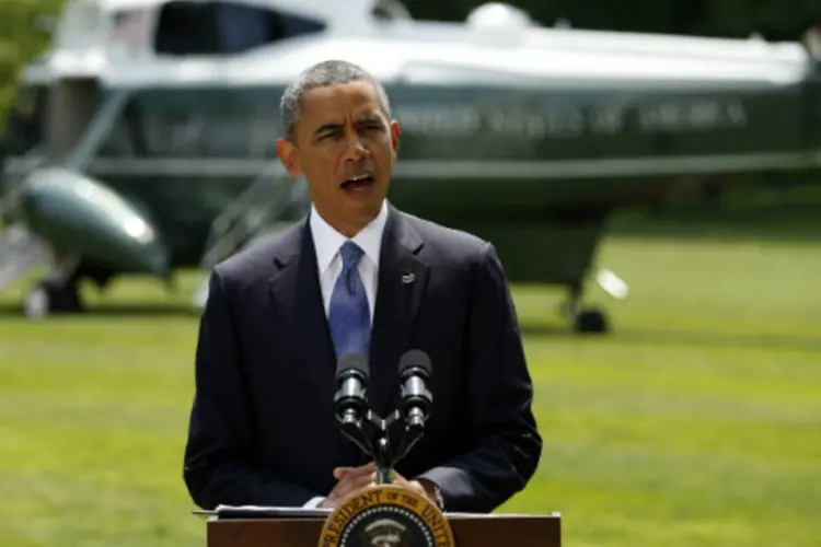 Barack Obama: presidente ressaltou que não acredita em uma solução militar para o conflito (Kevin Lamarque/Reuters)