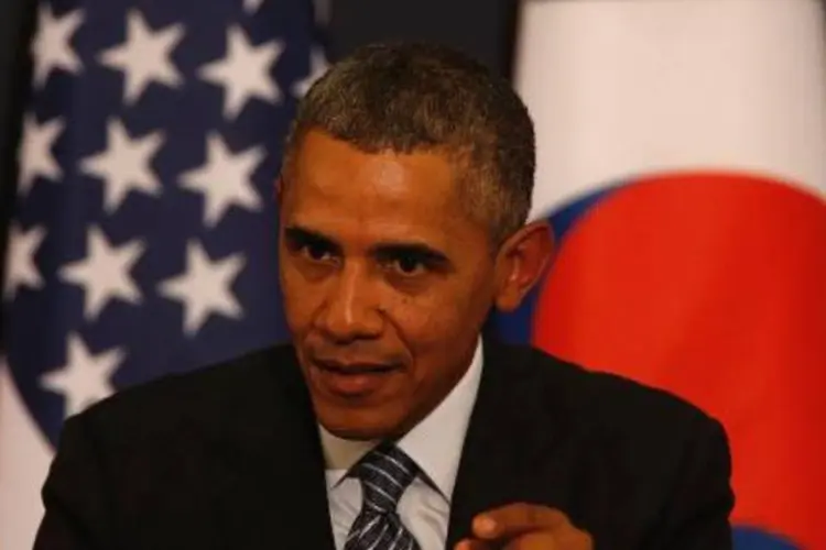 
	&quot;Minha equipe est&aacute; trabalhando contra o rel&oacute;gio&quot;, disse Obama
 (Kim Hong-Ji/AFP)