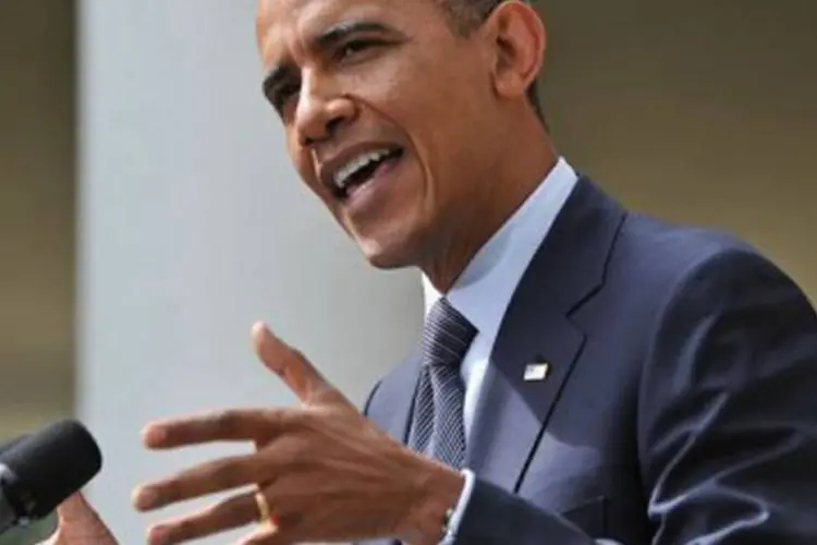 Barack Obama: "Estamos encaminhados na direção correta" (Nicholas Kamm/AFP)
