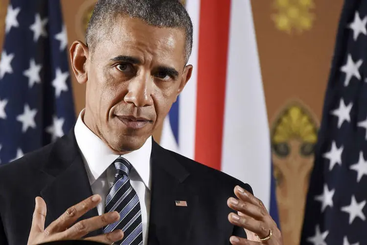 
	Barack Obama: &quot;Construir muros n&atilde;o mudar&aacute; nada&quot;
 (Andy Rain / Reuters)