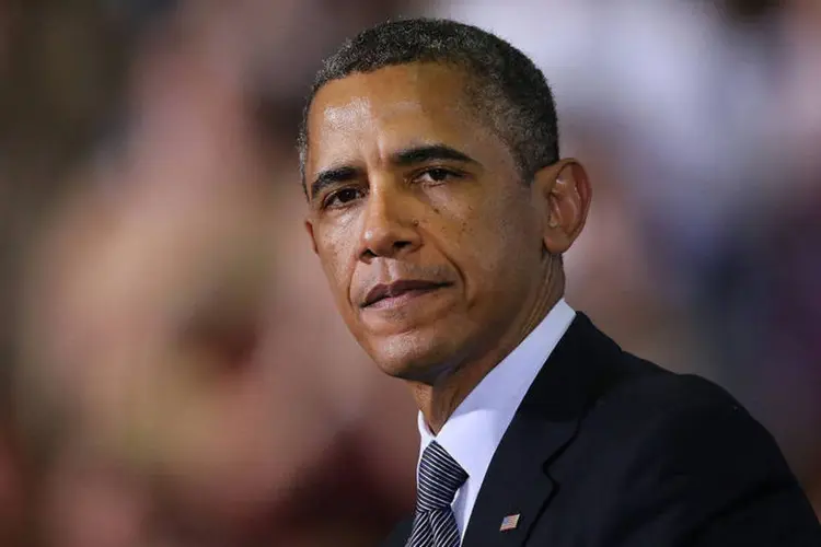 
	Obama: &quot;esses s&atilde;o ataques contra servidores p&uacute;blicos, contra o estado de direito e contra a sociedade civilizada&quot;, disse
 (Getty Images/Spencer Platt)