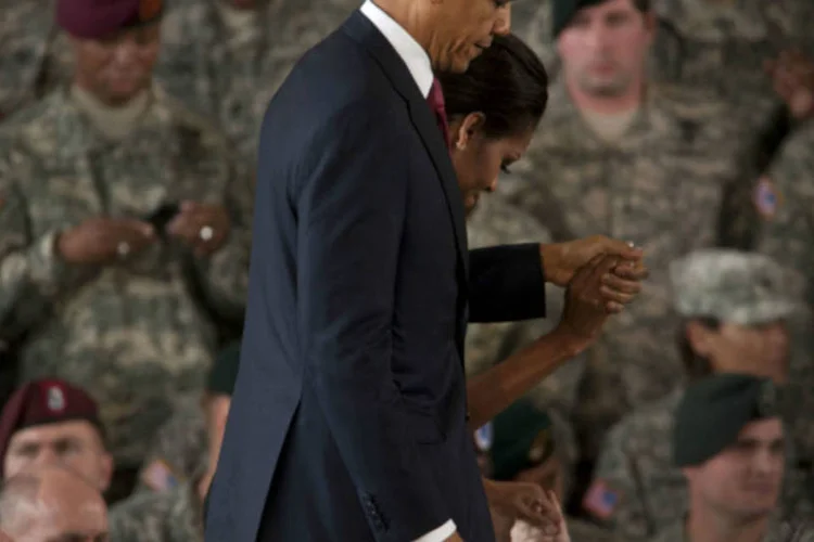 Barack Obama: quando deu a ordem de invasão da casa em que o terrorista Osama bin Laden se escondia, o presidente  saiu para jogar golfe (Getty Images / Scott Olson)