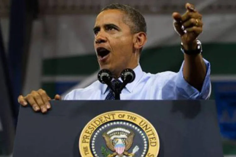 
	Ao todo, 54% dos entrevistados desaprova a gest&atilde;o de Obama quando o tema &eacute; economia
 (©AFP / Jim Watson)