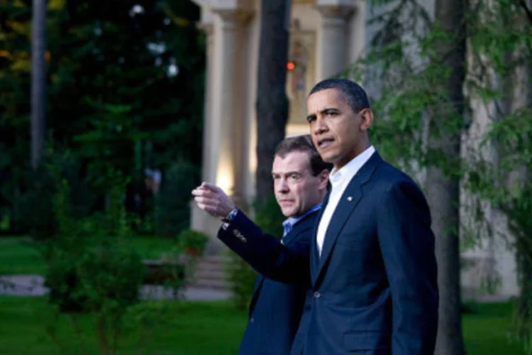 O russo Dimitry Medvedev é seguido no twitter por Barack Obama