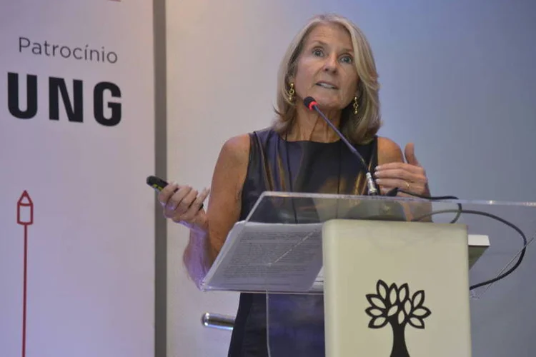 Barbara Bruns, economista-chefe do Banco Mundial na área de Educação para América Latina e o Caribe no EXAME Fórum Educação 2015 (Fabio Rizzato/BioFoto/EXAME.com)