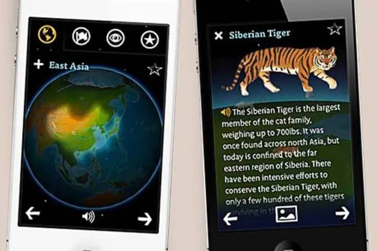 O app educativo "Barefoot World Atlas" é um dos que estão sendo oferecidos de graça nesta semana (Divulgação)