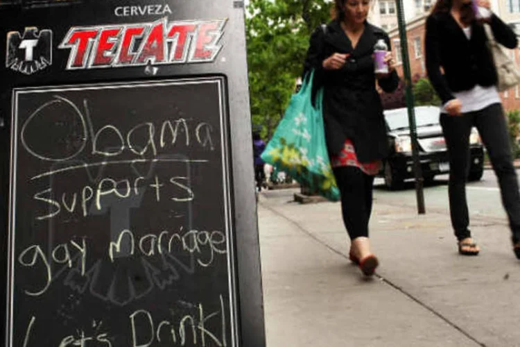 Bar Gay nos Estados Unidos: parlamentares americanos defendem que casamento gay é ilegal (Spencer Platt/Getty Images)