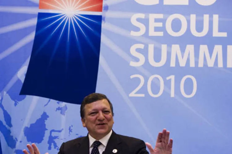 José Manuel Durão Barroso ofereceu ajuda à Irlanda em entrevista na reunião do G20 (Victor Fraile/Getty Images)