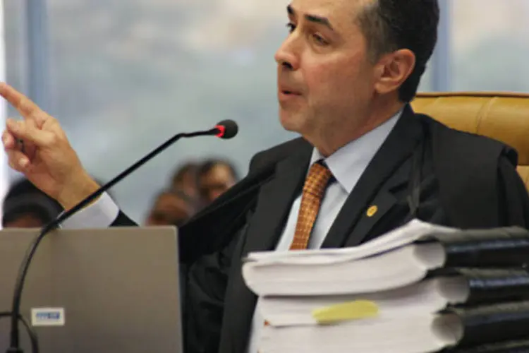 Luís Roberto Barroso: o caso deve ser julgado junto com outra ação direta de inconstitucionalidade que tramita na Corte (Gervásio Baptista/STF/Divulgação)