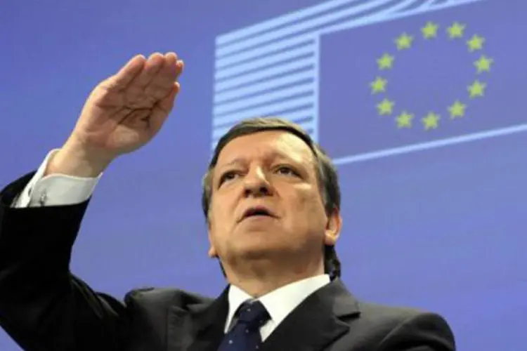 O presidente da Comissão Europeia, José Manuel Durão Barroso: "se não dermos um passo adiante, há um risco de fragmentação da União Europeia" (Thierry Charlier/AFP)