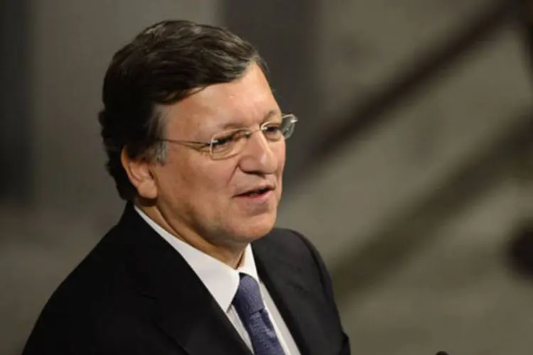 
	Jos&eacute; Manuel Barroso, participa da cerim&ocirc;nia do Pr&ecirc;mio Nobel da Paz: para ele, a comunidade internacional tem a obriga&ccedil;&atilde;o moral de enfrentar a crise
 (John Macdougall/AFP)