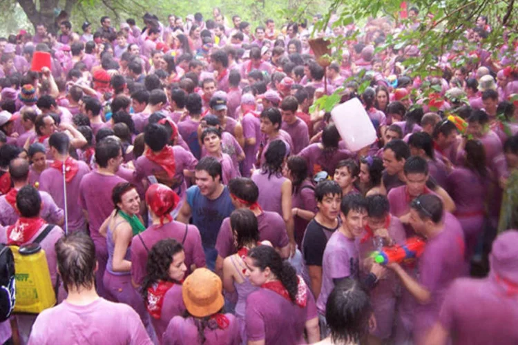 Batalha do Vinho: segundo os organizadores, as redes sociais tornaram a festa ainda mais conhecida (BigSus/ Wikimedia Commons)